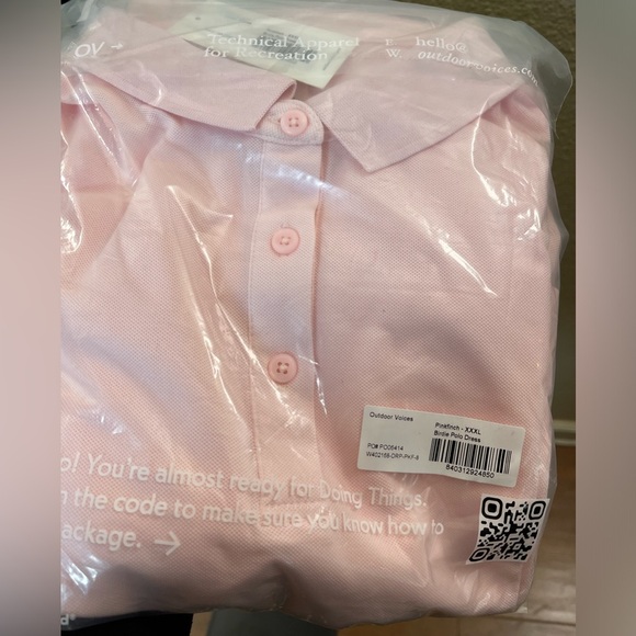 Outdoor Voices Pinkfinch Birdie Polo Dress - Picture 5 of 6